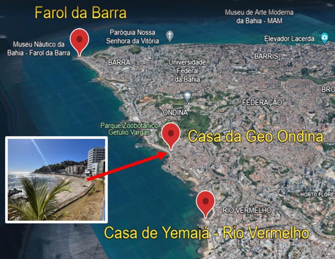 Casas Da Geo Ondina - Apto Ondina - Frente De Praia Σαλβαντόρ Εξωτερικό φωτογραφία